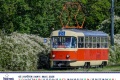 Květen 2026 nástěnného kalendáře Pražských tramvají 2026 »Byli jsme u toho...«