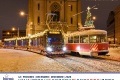 Prosinec 2026 nástěnného kalendáře Pražských tramvají 2026 »Byli jsme u toho...«